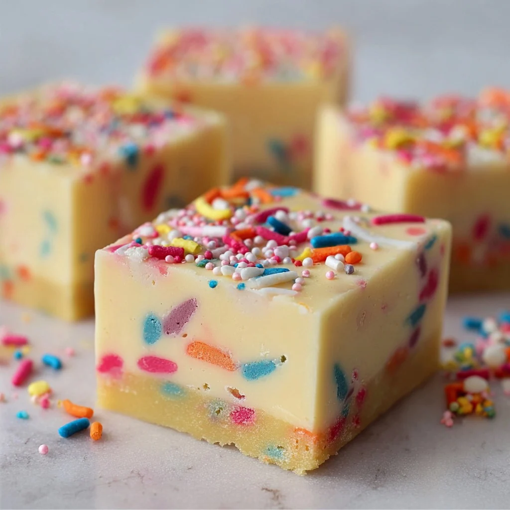 Birthday Cake Fudge