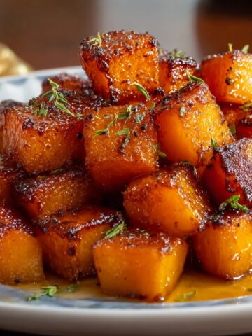 Brown Sugar Roasted Butternut Squash