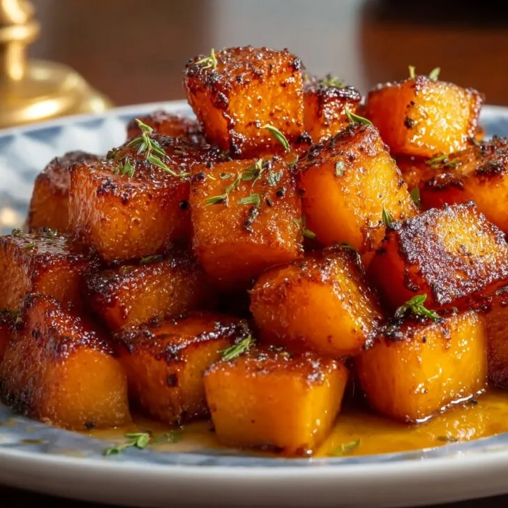 Brown Sugar Roasted Butternut Squash