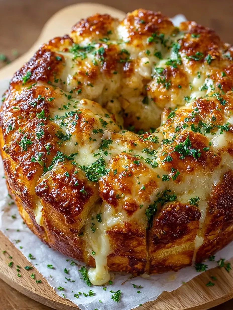 Chicken Alfredo Monkey Bread