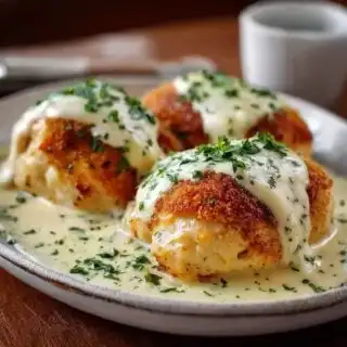 chicken pillows with creamy parmesan sauce recipe