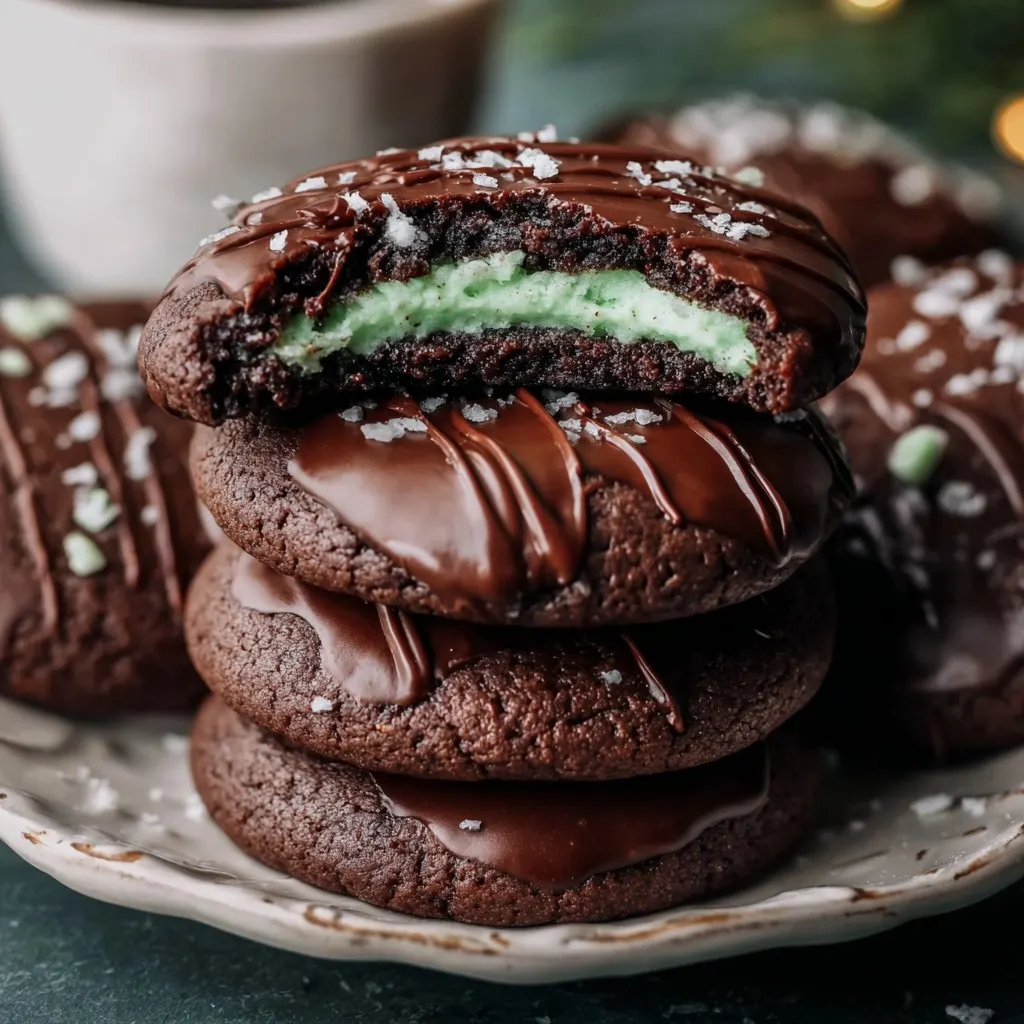 Chocolate Mint Cookies
