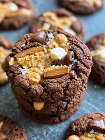 Chocolate Peanut Butter Ruckus Cookies