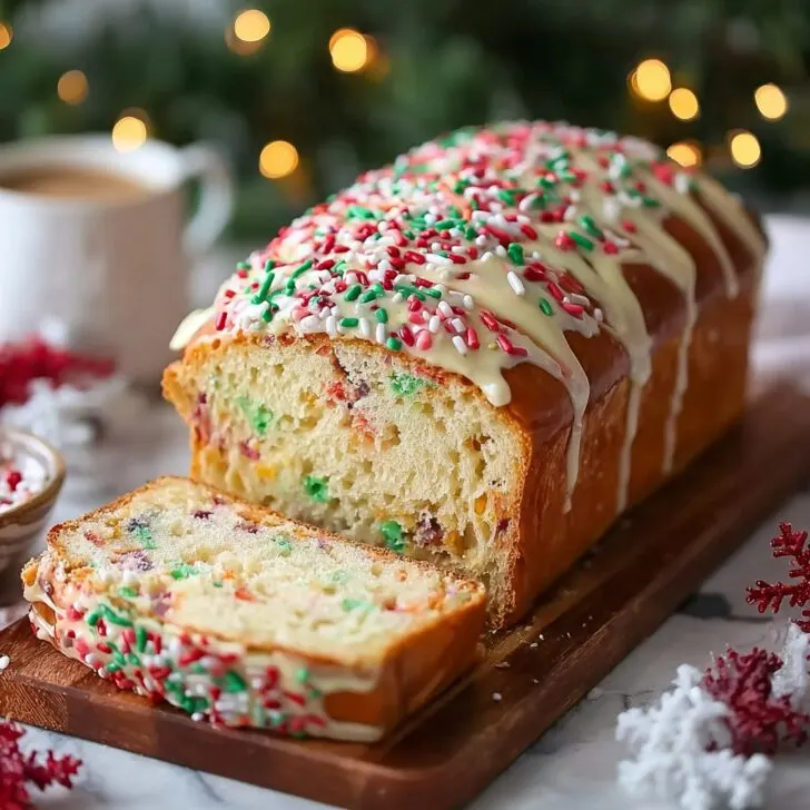 Christmas Sprinkle Buttermilk Bread