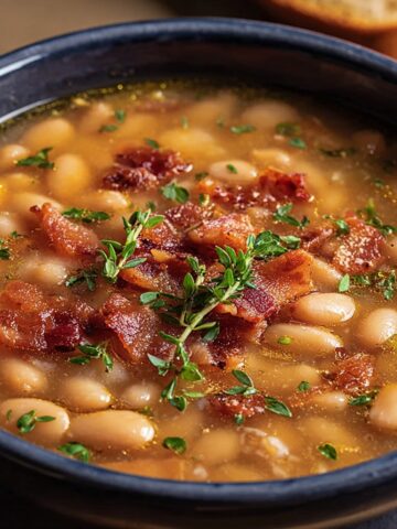 Cozy Bean with Bacon Soup