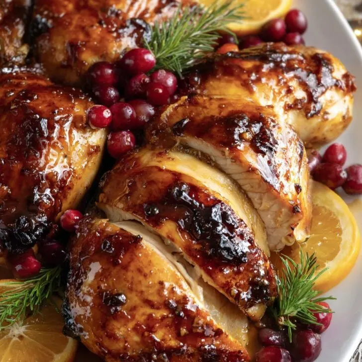 Cranberry Orange Glazed Turkey