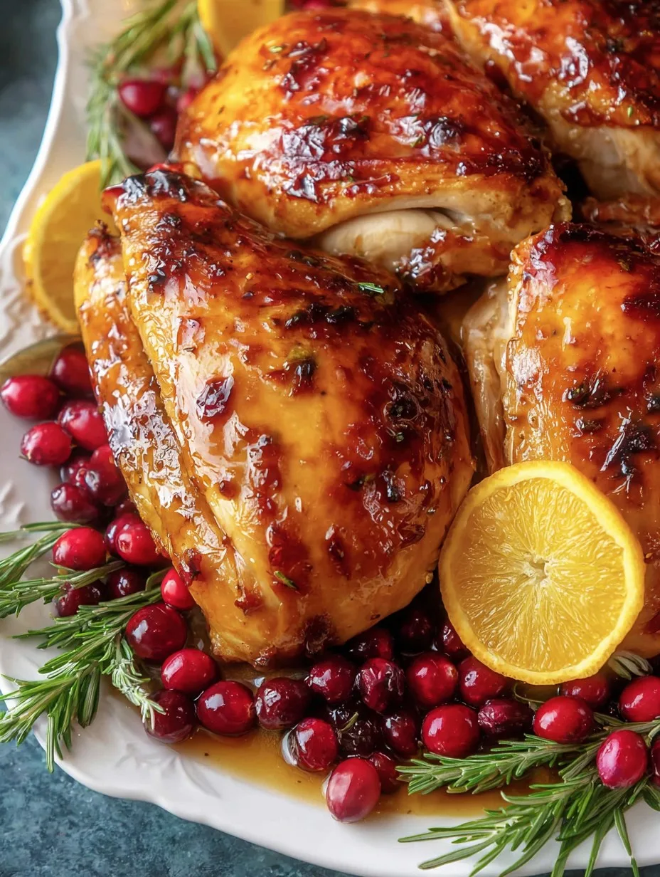 Cranberry Orange Glazed Turkey