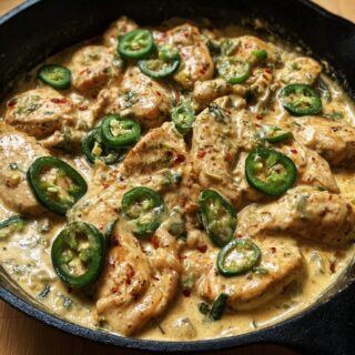 creamy jalapeo chicken skillet