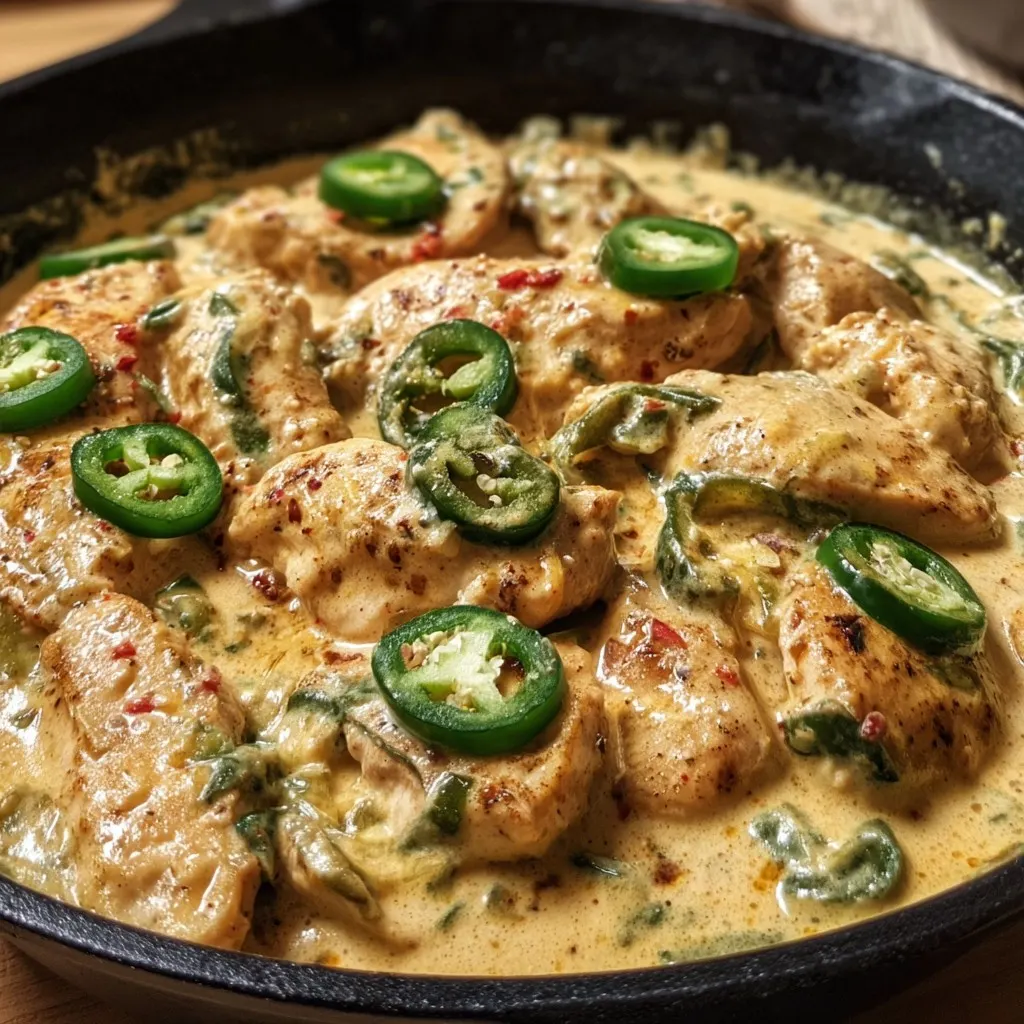 Creamy Jalapeño Chicken Skillet Creamy Jalapeño Chicken Skillet