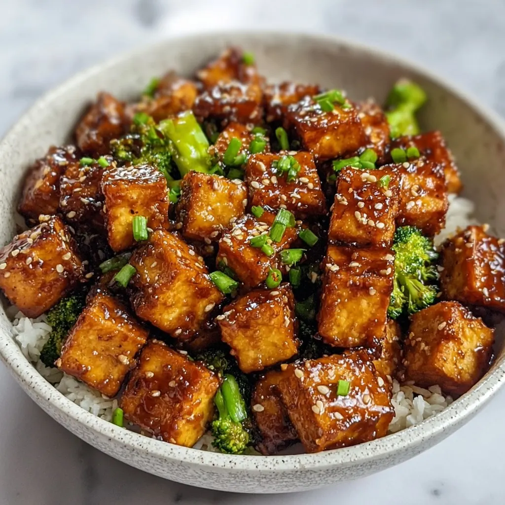 Crispy Honey Garlic Tofu Crispy Honey Garlic Tofu