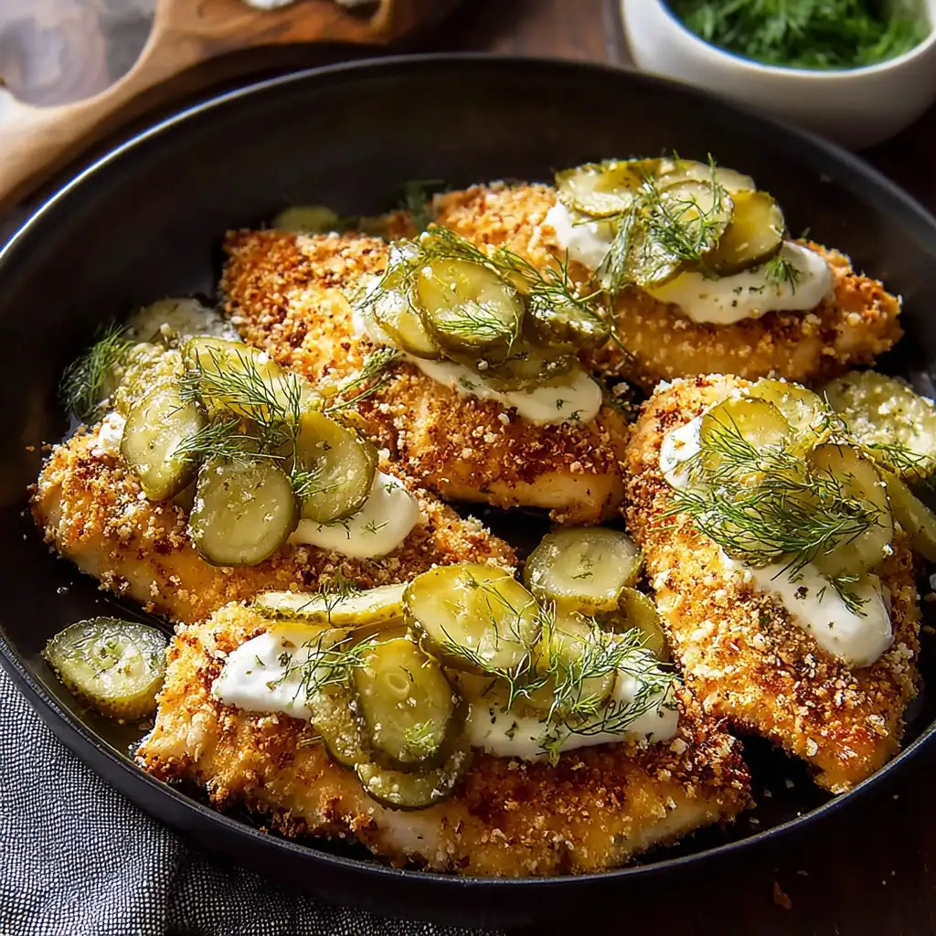 Dill Pickle Parmesan Chicken Recipe Dill Pickle Parmesan Chicken Recipe