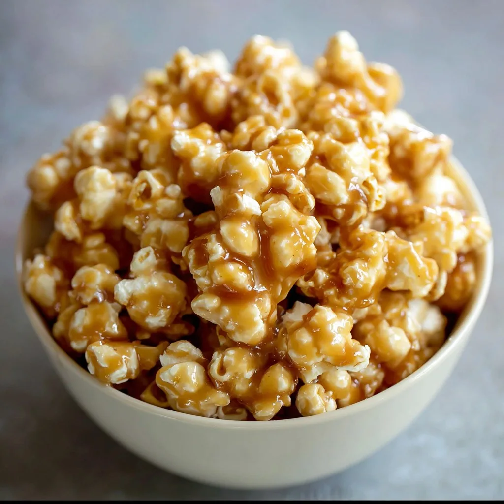 Easy Caramel Corn with Sweetened Condensed Milk