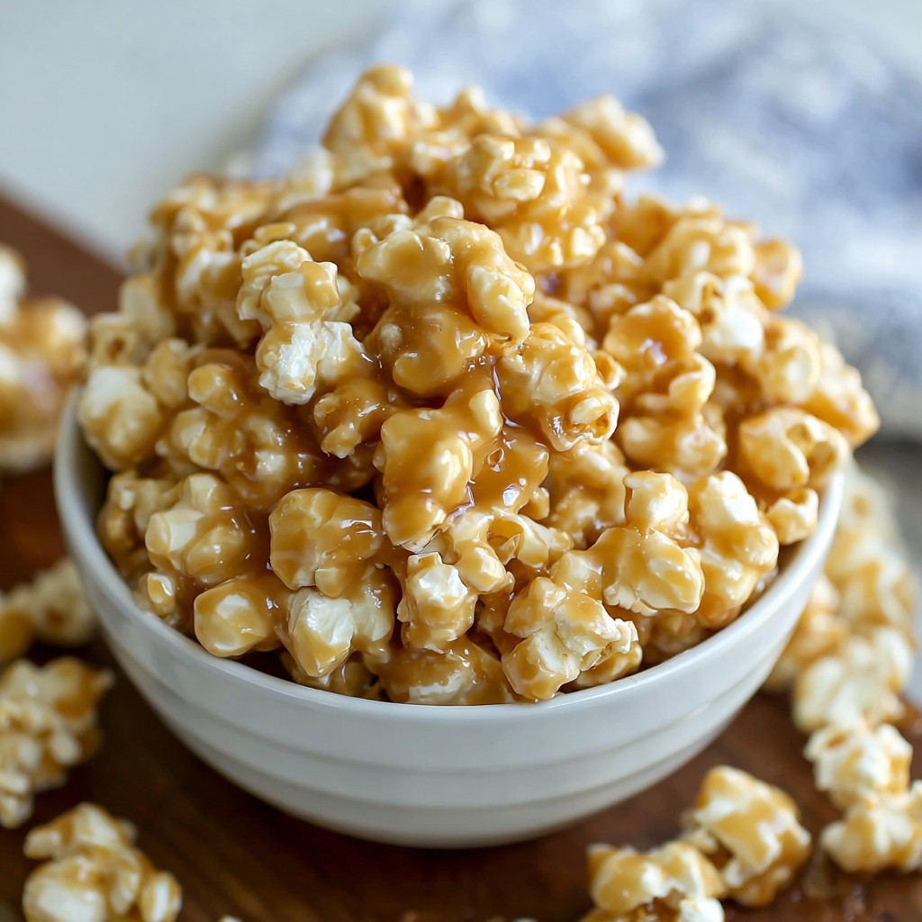 Easy Caramel Corn with Sweetened Condensed Milk Easy Caramel Corn with Sweetened Condensed Milk
