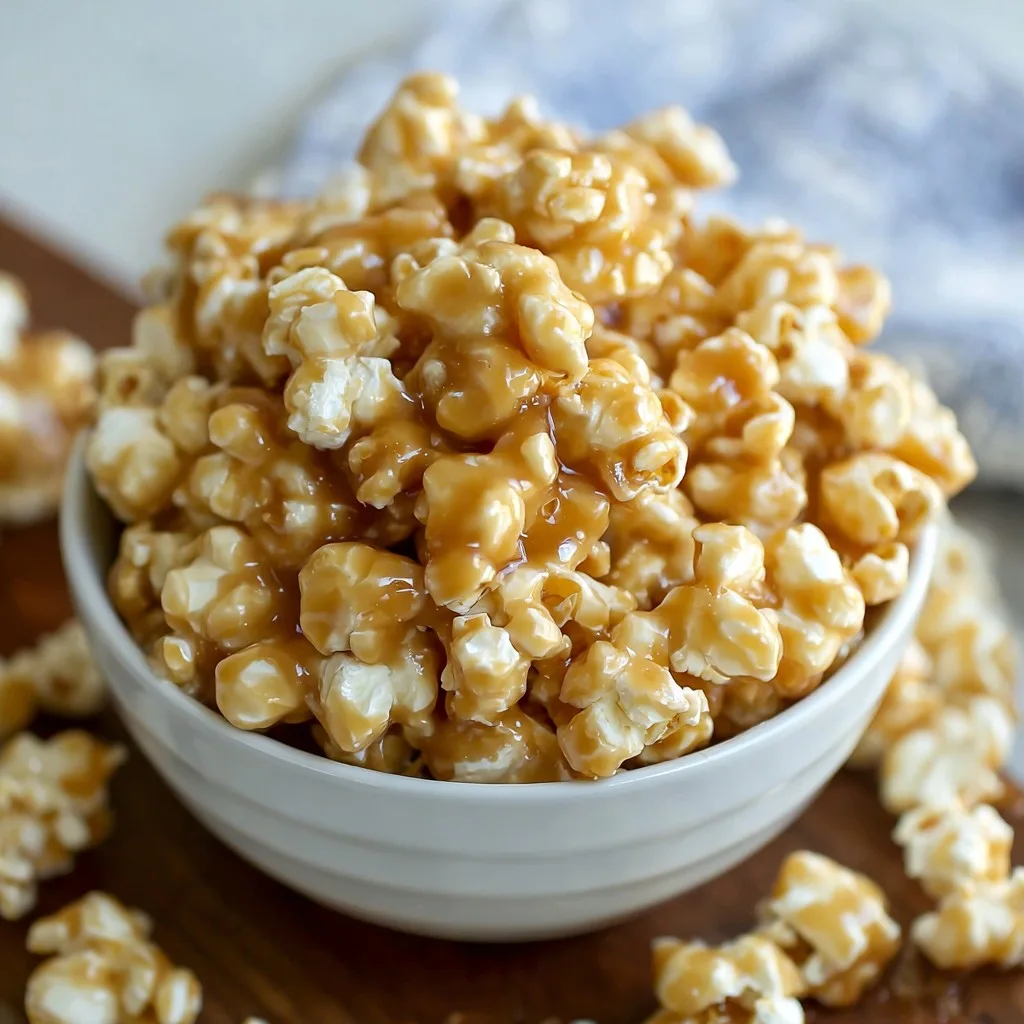 Easy Caramel Corn with Sweetened Condensed Milk
