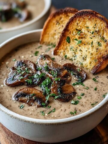 Easy Creamy Mushroom Soup Recipe