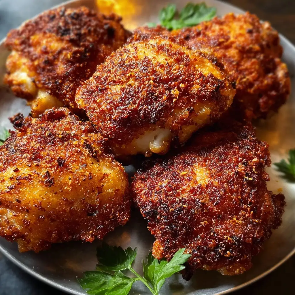 Easy Extra Crispy Irish Oven-Fried Chicken Thighs Recipe