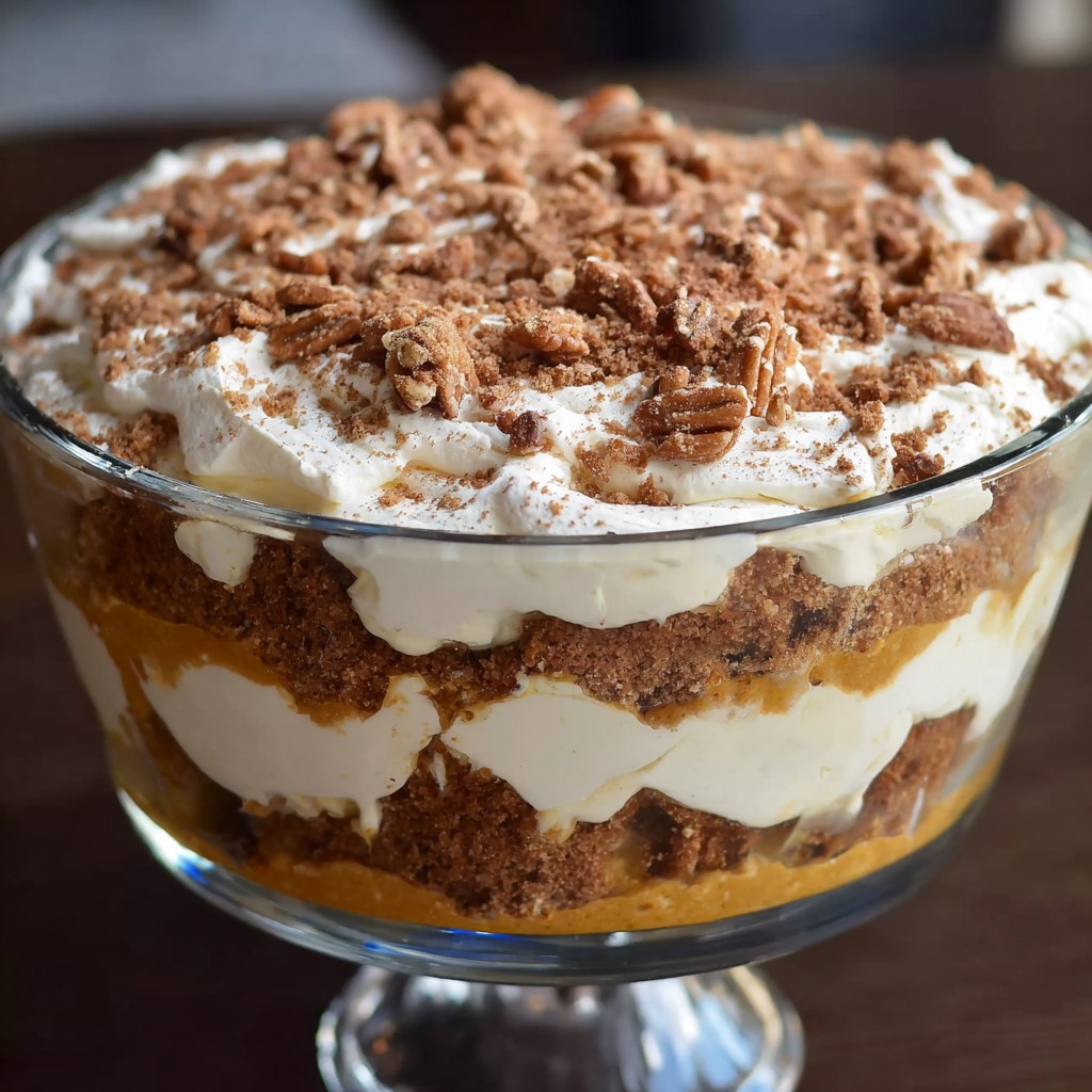 Easy Pumpkin Cream Trifle