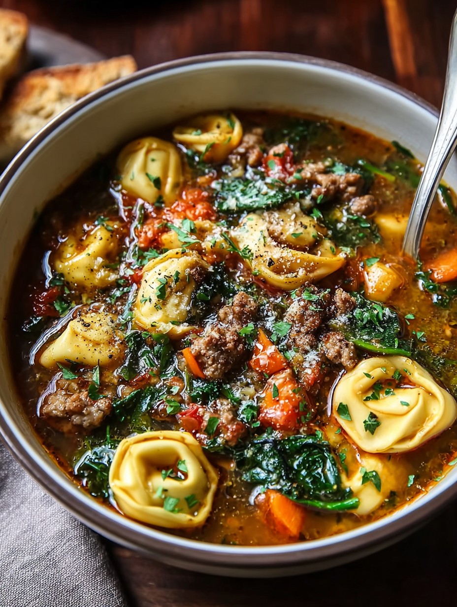 Fall Cozy Tortellini Soup with Sausage Fall Cozy Tortellini Soup with Sausage