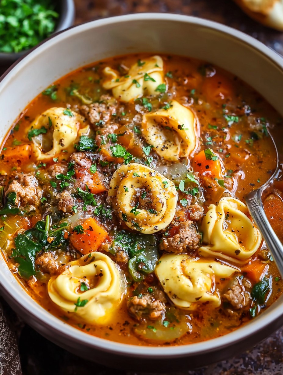 Fall Cozy Tortellini Soup with Sausage Fall Cozy Tortellini Soup with Sausage