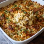 french onion chicken orzo casserole