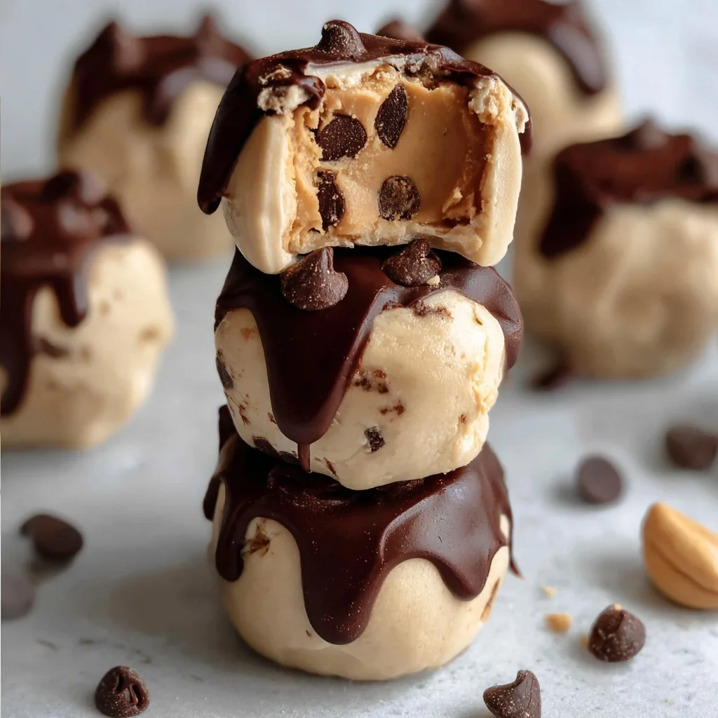 Frozen Greek Yogurt Peanut Butter Bites