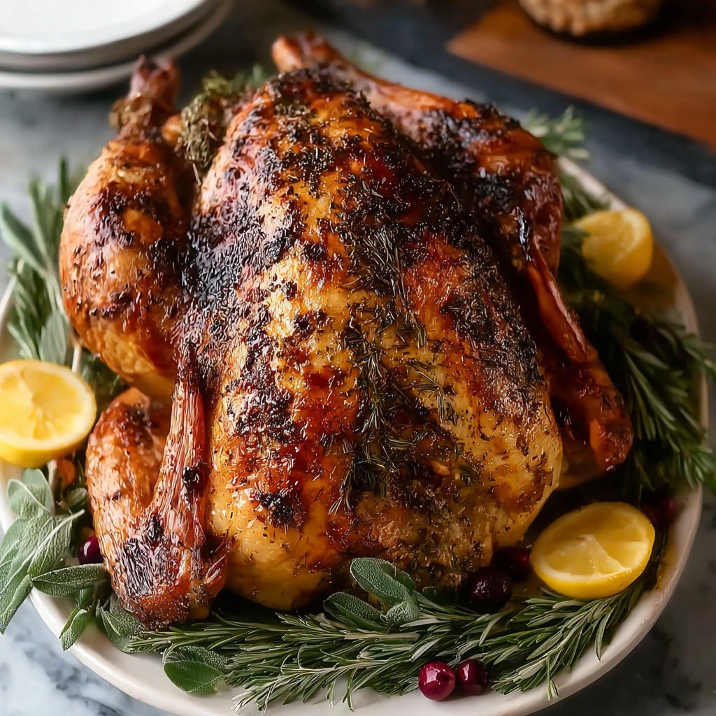 Garlic Thanksgiving Turkey Garlic Thanksgiving Turkey