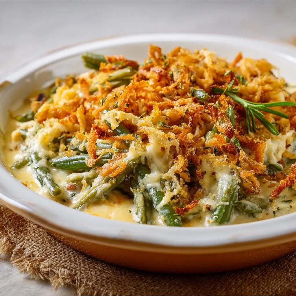 Green Bean Alfredo Casserole Green Bean Alfredo Casserole