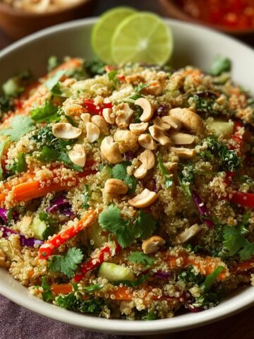 Healthy Thai Quinoa Crunch Salad