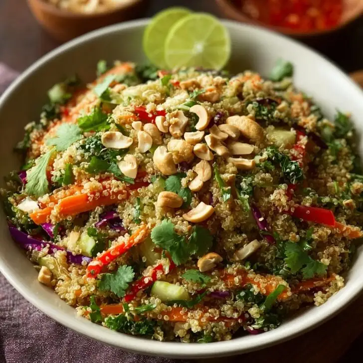 Healthy Thai Quinoa Crunch Salad