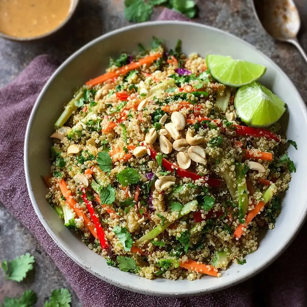 Healthy Thai Quinoa Crunch Salad Healthy Thai Quinoa Crunch Salad