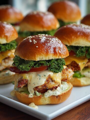 Honey Mustard Chicken Sliders