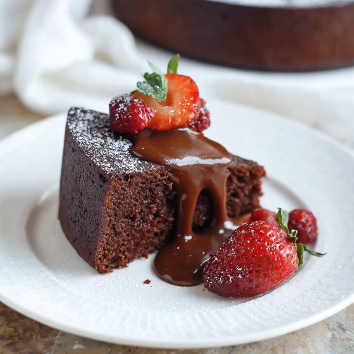 Keto Chocolate Ricotta Cake