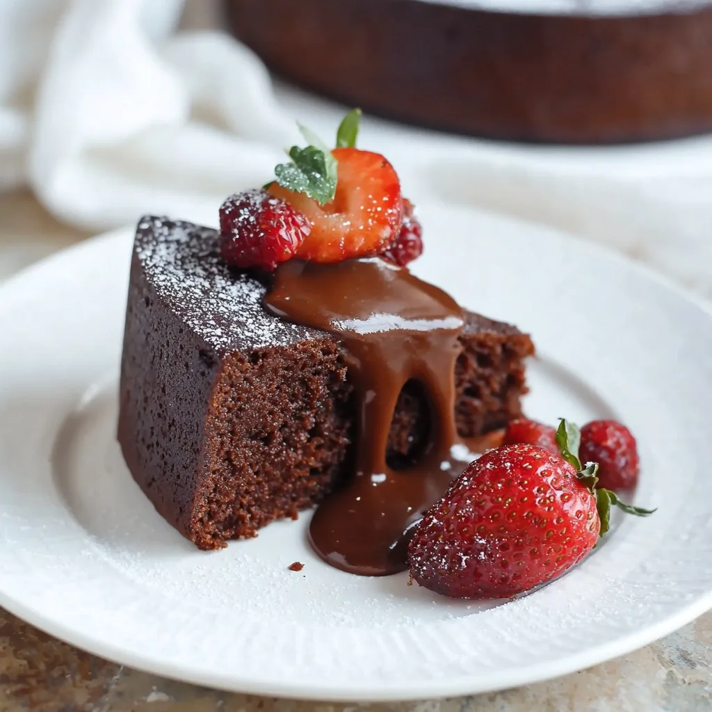 Keto Chocolate Ricotta Cake