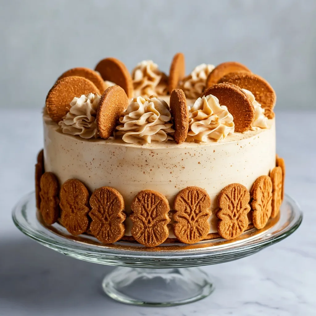 Lotus Biscoff Cake