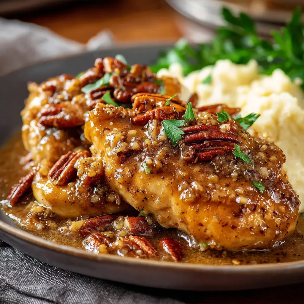 Maple Bourbon Pecan Chicken Maple Bourbon Pecan Chicken