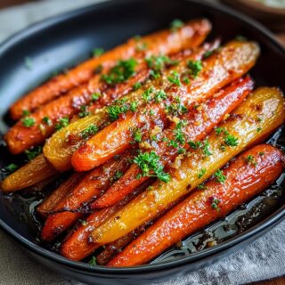 maple dijon roasted carrots