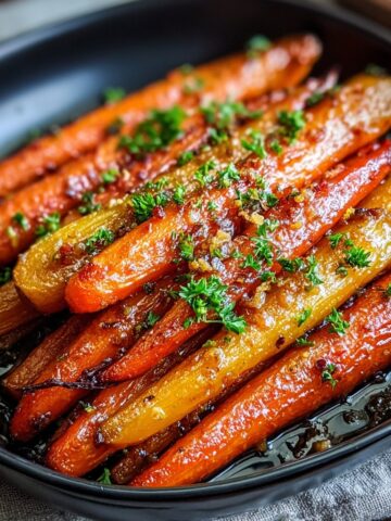 Maple Dijon Roasted Carrots
