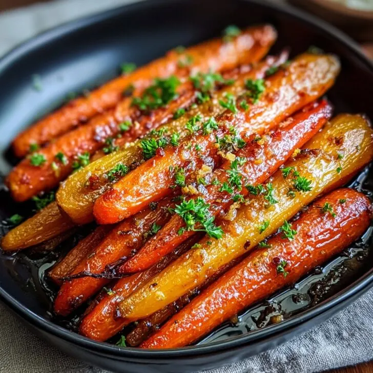 Maple Dijon Roasted Carrots