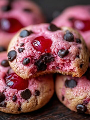 Maraschino Cherry Chocolate Chip Cookies