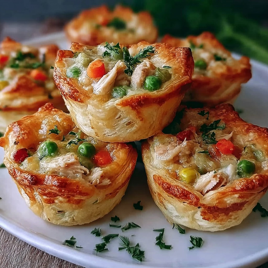 Mini Chicken Pot Pie Muffins Recipe