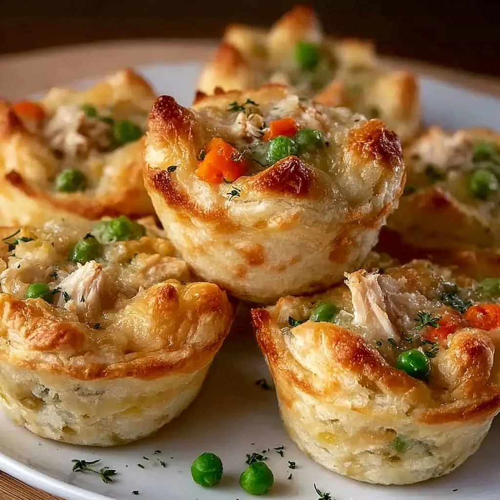 Mini Chicken Pot Pie Muffins Recipe