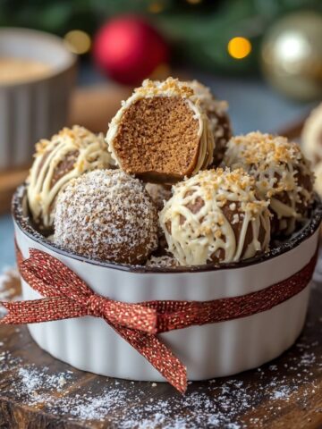 No-Bake Gingerbread Truffles – Easy Christmas Treat