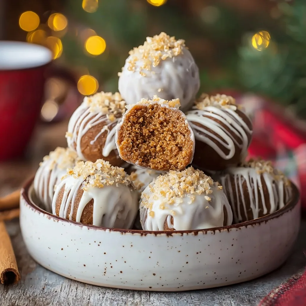 No-Bake Gingerbread Truffles – Easy Christmas Treat No-Bake Gingerbread Truffles – Easy Christmas Treat