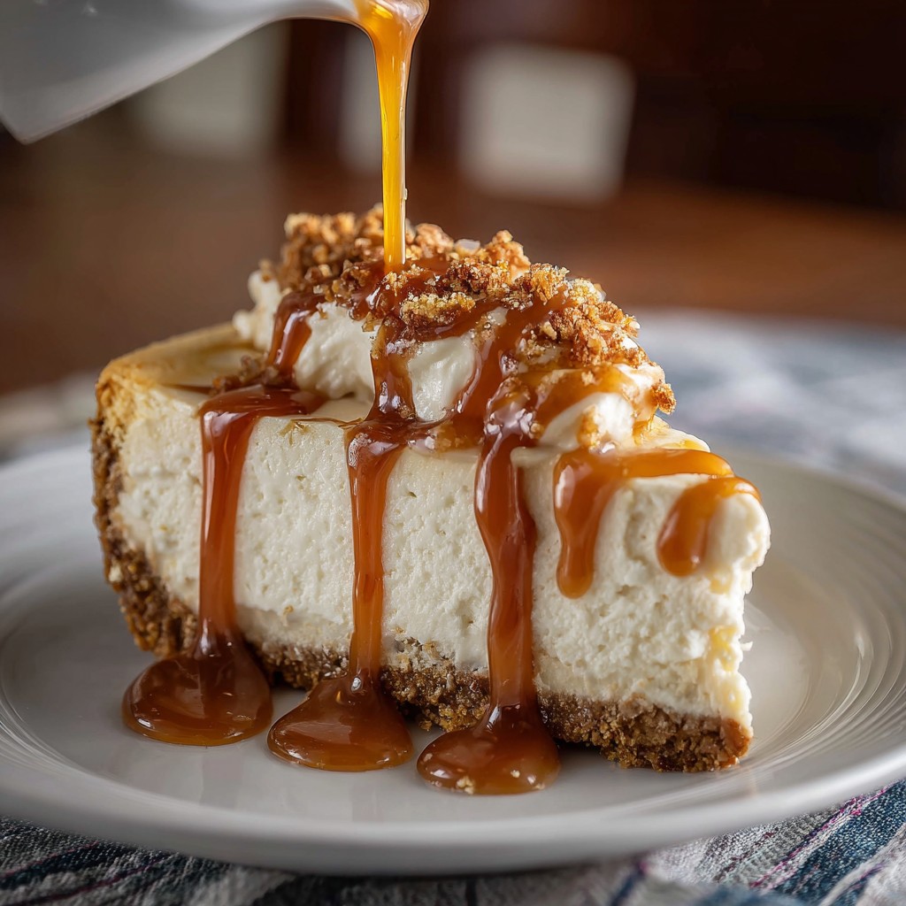 No Bake Maple Bourbon Cheesecake