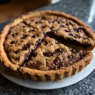 nutella cookie pie