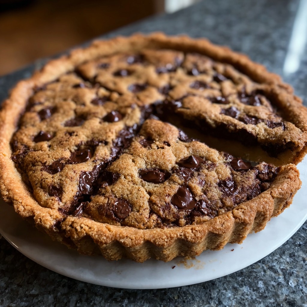 Nutella Cookie Pie