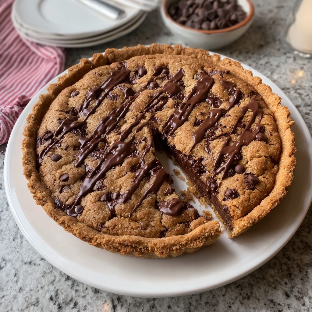 Nutella Cookie Pie