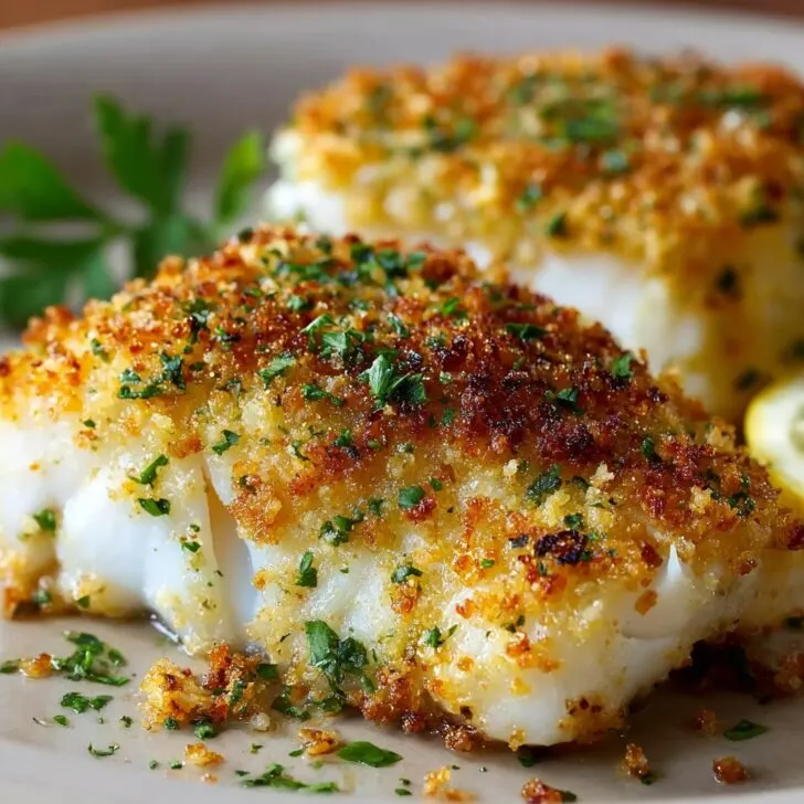 Oven-Baked Cod with Parmesan Crust Recipe