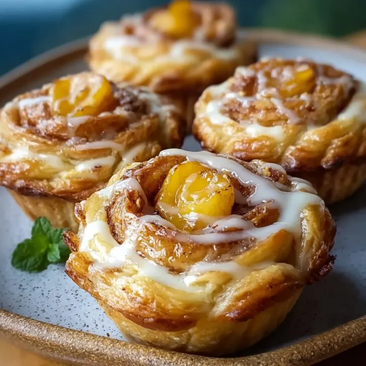 Peach Pie Cruffins Recipe