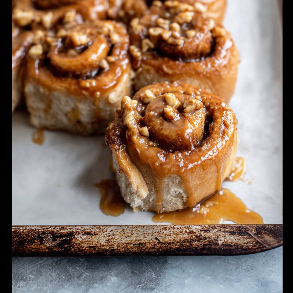 Peanut Butter Banana Cinnamon Rolls